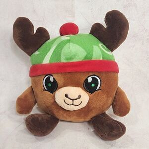 American Greetings 7" Plush Holiday Reindeer Stuffed Animal Toy